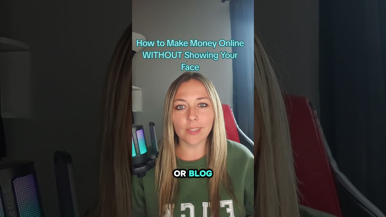 How to Make Money Online WITHOUT Showing Your Face #SideHustle #passiveincome