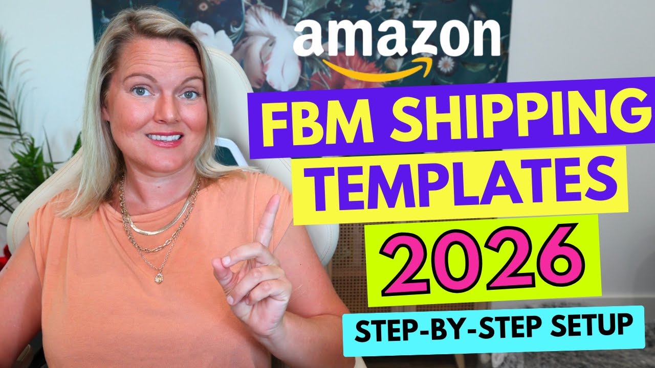 How to Set Up Amazon FBM Shipping Templates Step-by-Step (2025 Seller Tutorial for SSA Templates)